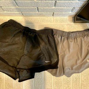 Nike Black Womens Size XL Dri-Fit Mesh Sides Pull-On Athletic Running Shorts